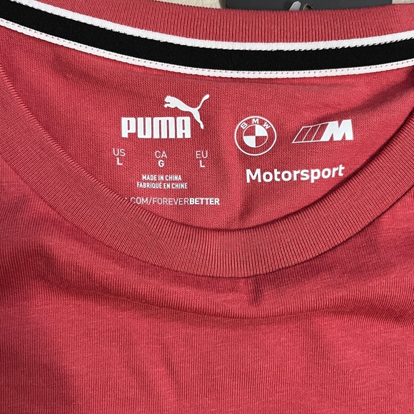 NWT - Puma x BMW Women’s Short Sleeve T Shirt - Size L - Picture 8 of 10